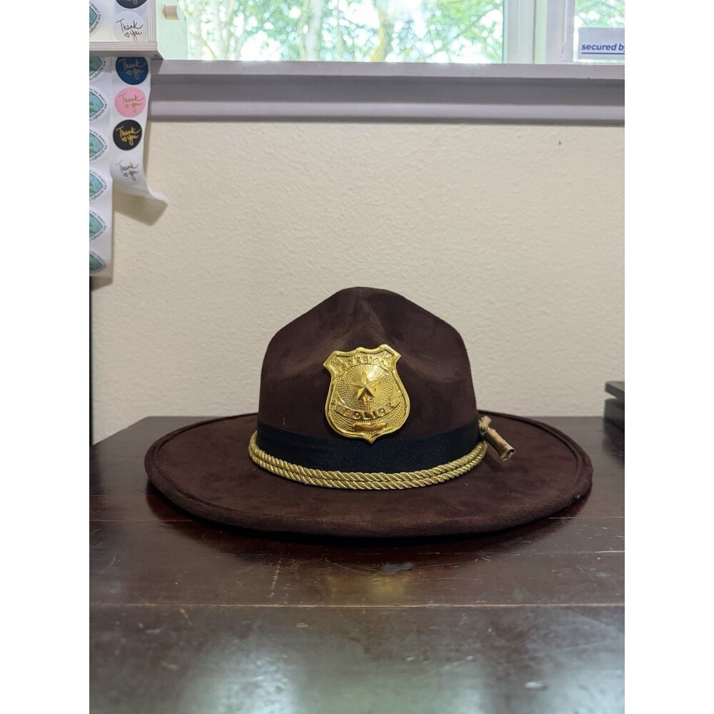 Adult Super State Trooper Highway Patrol Mountie Sheriff Park Ranger Costume Hat